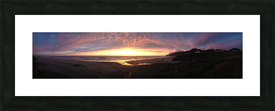 Sunset Lincoln City OR Picture Frame Printing