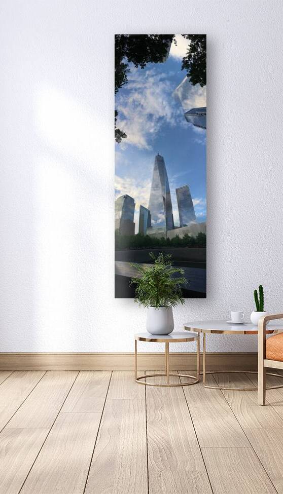 WTC  1 with Memorial by Aaron Pearlman Photography