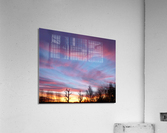 Pink sunset Acrylic Print