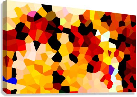 andom colours  Canvas Print