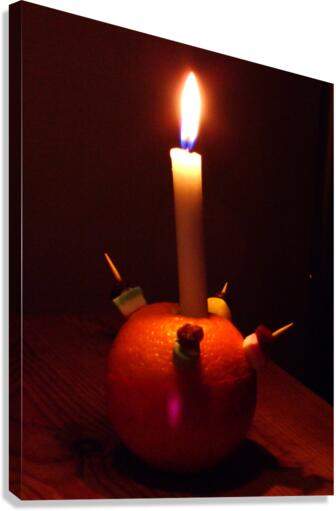 Christingle  Canvas Print