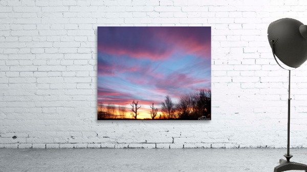 Pink sunset Wall Preview