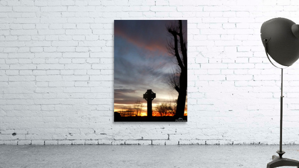 Cross at sunset  Wall Preview