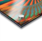 Composition in Orange Blue & Green Acrylic print