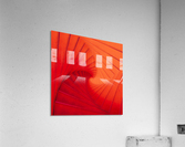 Composition Vermillon Acrylic Print