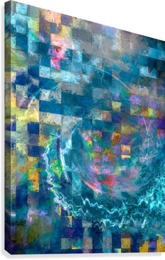 A Vision in Blue Canvas Print