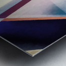 Composition des Pyramides Metal print