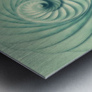 Composition in Celadon Metal print