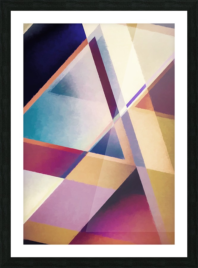 Composition des Pyramides Picture Frame print