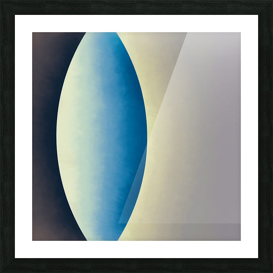 Blue Moon Picture Frame print