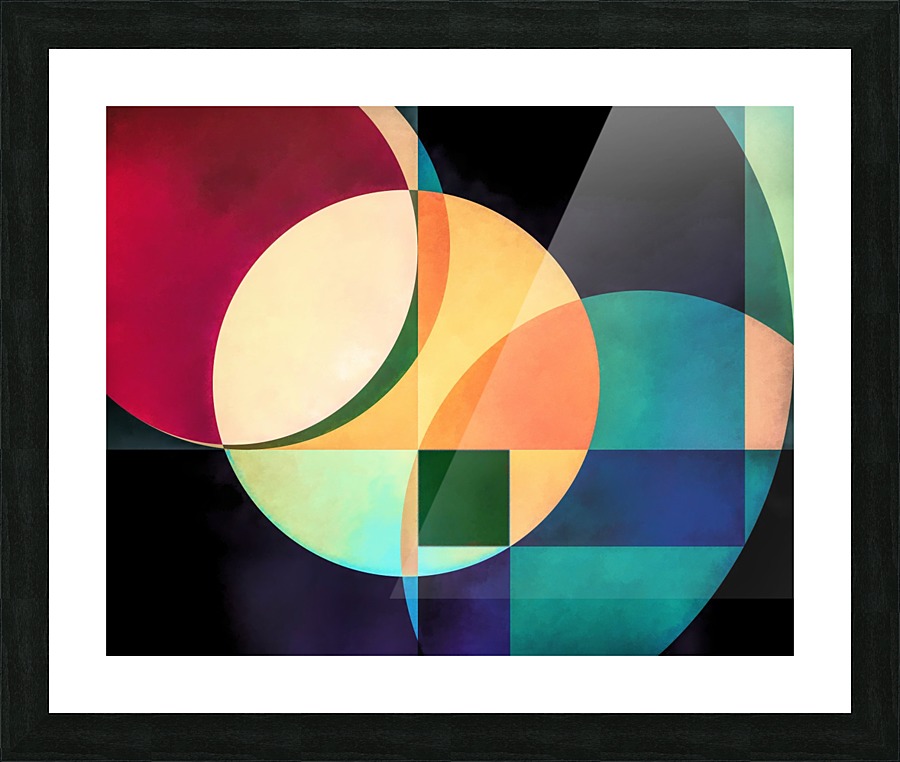 Composition Planétaire Picture Frame print