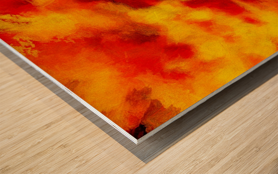 Inferno Wood print