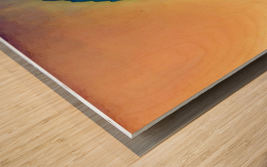 Proboscidean Dreamscape Wood print