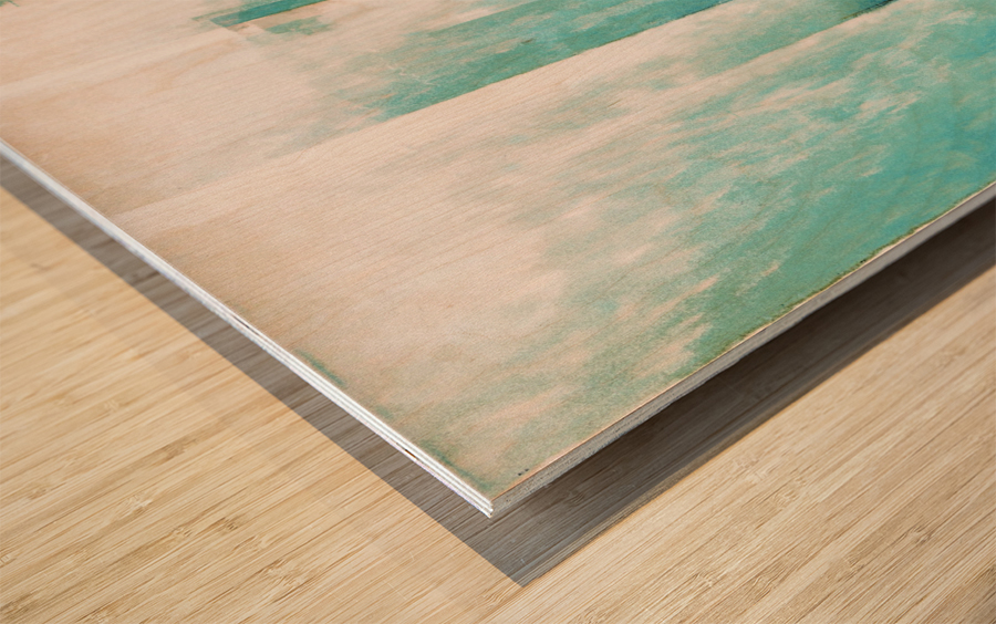 Composition Patinée Wood print