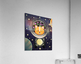 Cat in space Acrylic Print