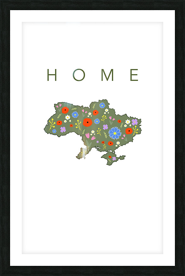 Home Ukraine Picture Frame print