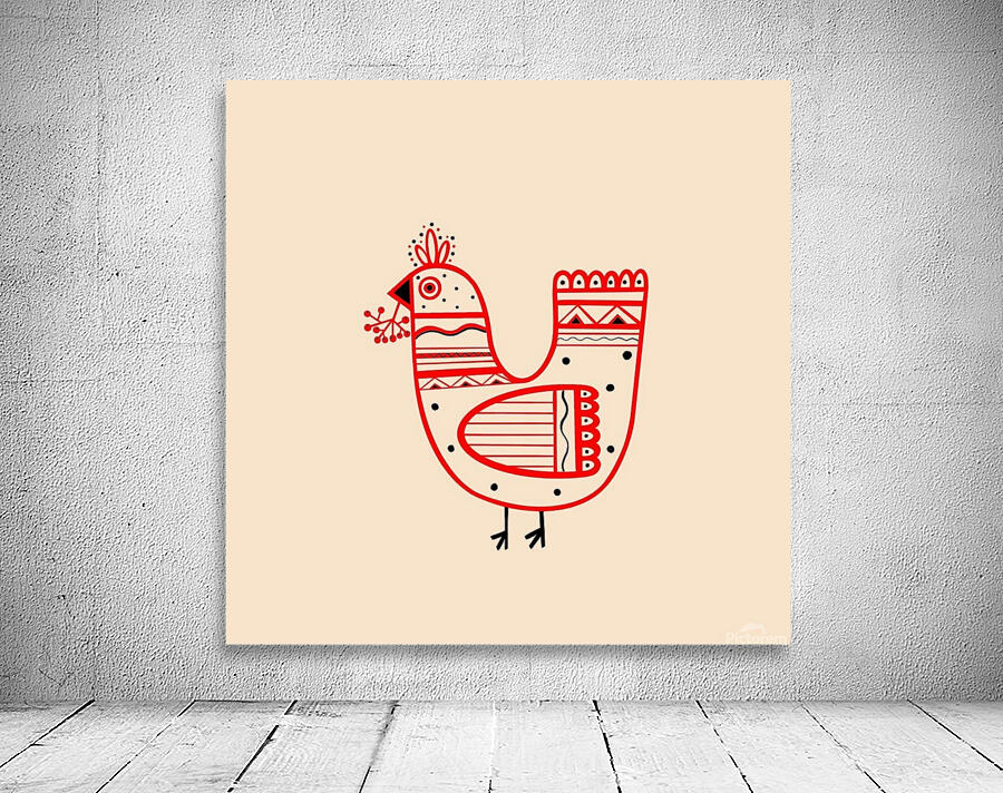 Ukrainian bird Wall Preview