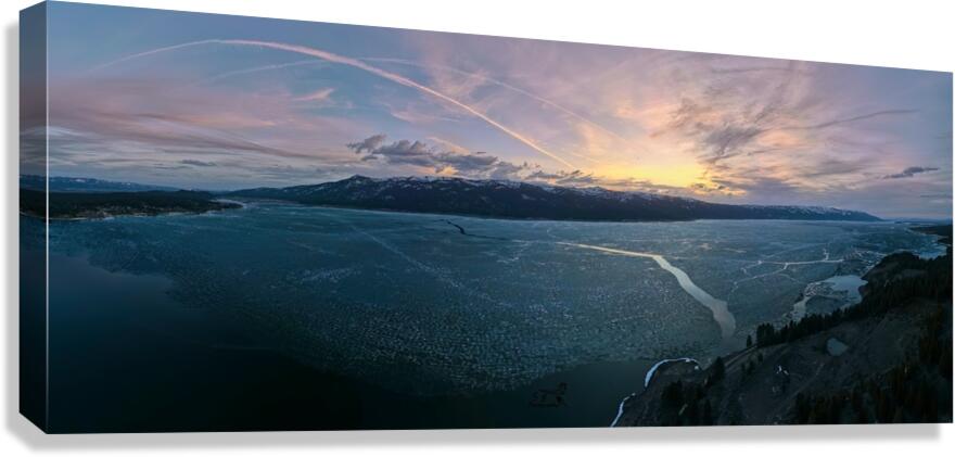 Frozen sunset