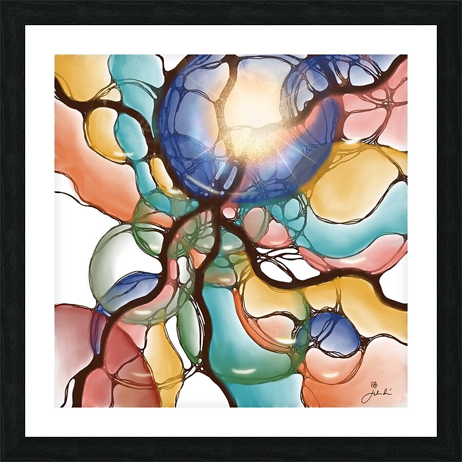 Behind Glass Picture Frame print