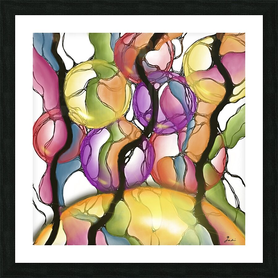 Grannys Garden Picture Frame print