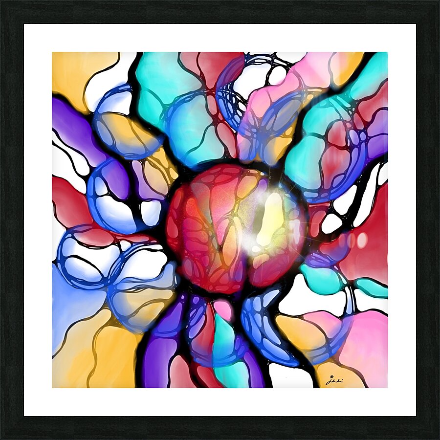 Sea Glass Picture Frame print