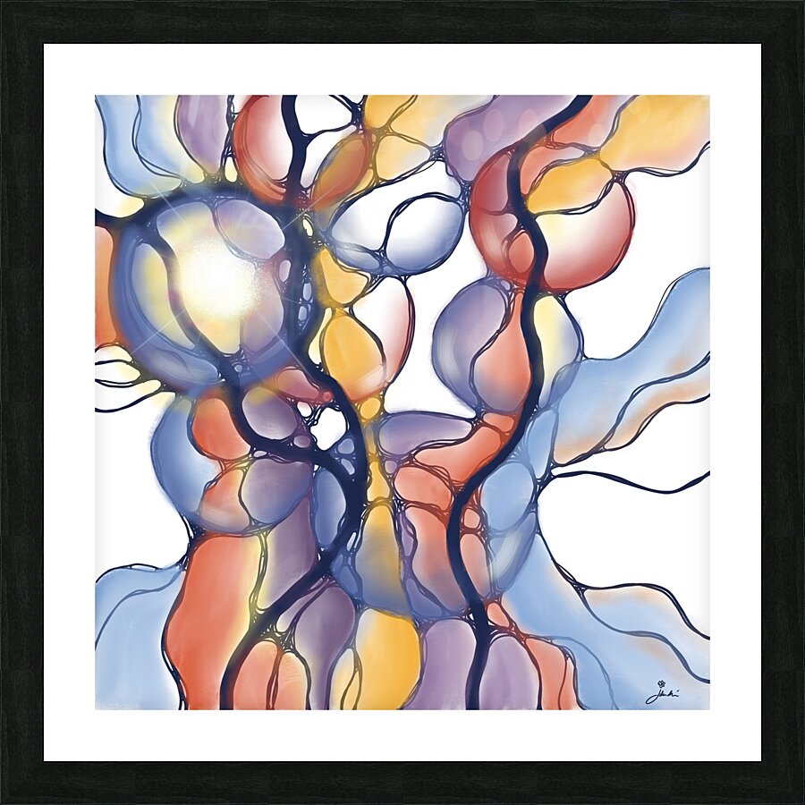 Smoke on the Water Picture Frame print