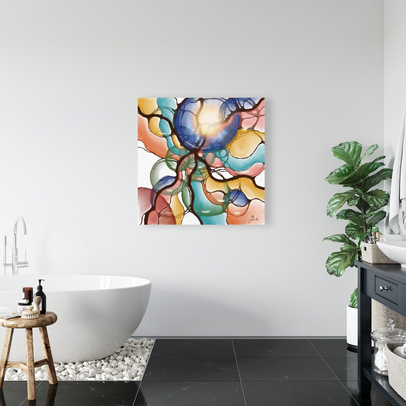 Behind Glass Reproduction