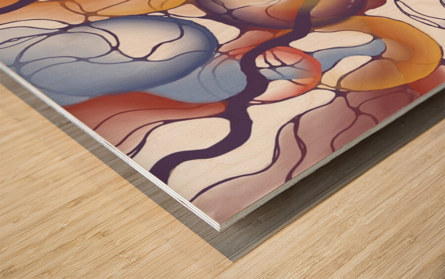 Shift of Consciousness Wood print