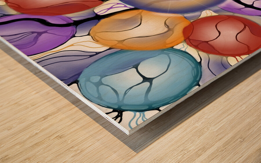 7th Dimension Wood print