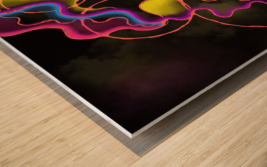 Dark Star Wood print