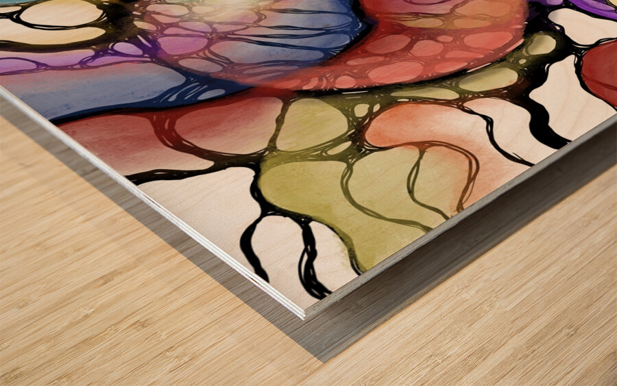 Ecstasy Impression sur bois