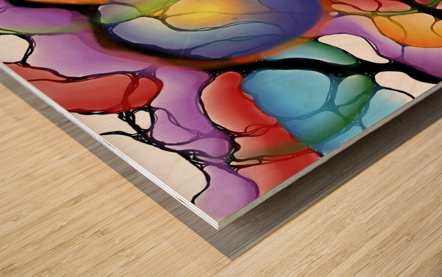 Love Giants Wood print