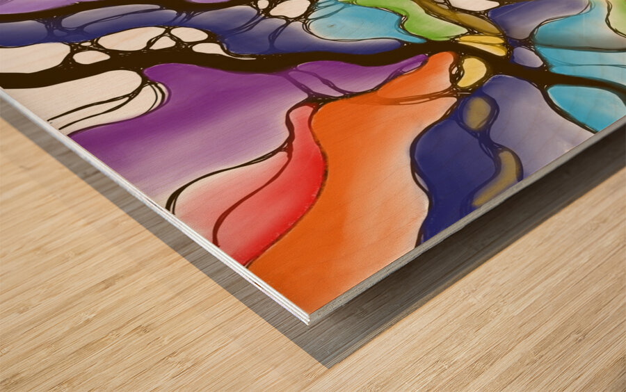 Spectrum Impression sur bois