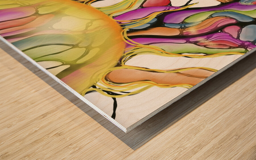 Sunshine Daydream Impression sur bois