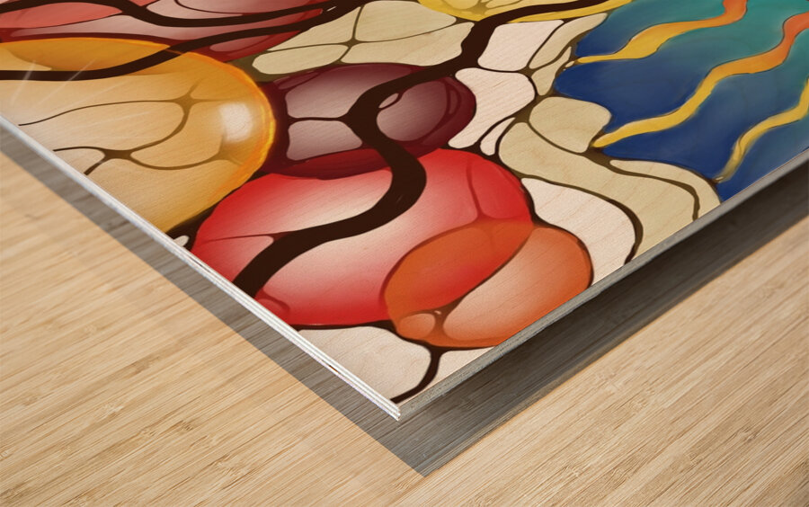 Autumnated Impression sur bois