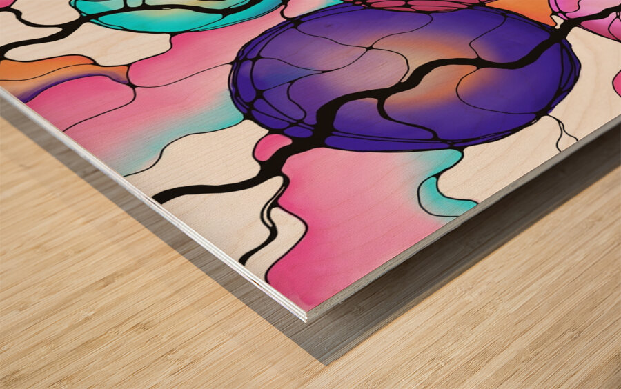 Mysteriata Wood print