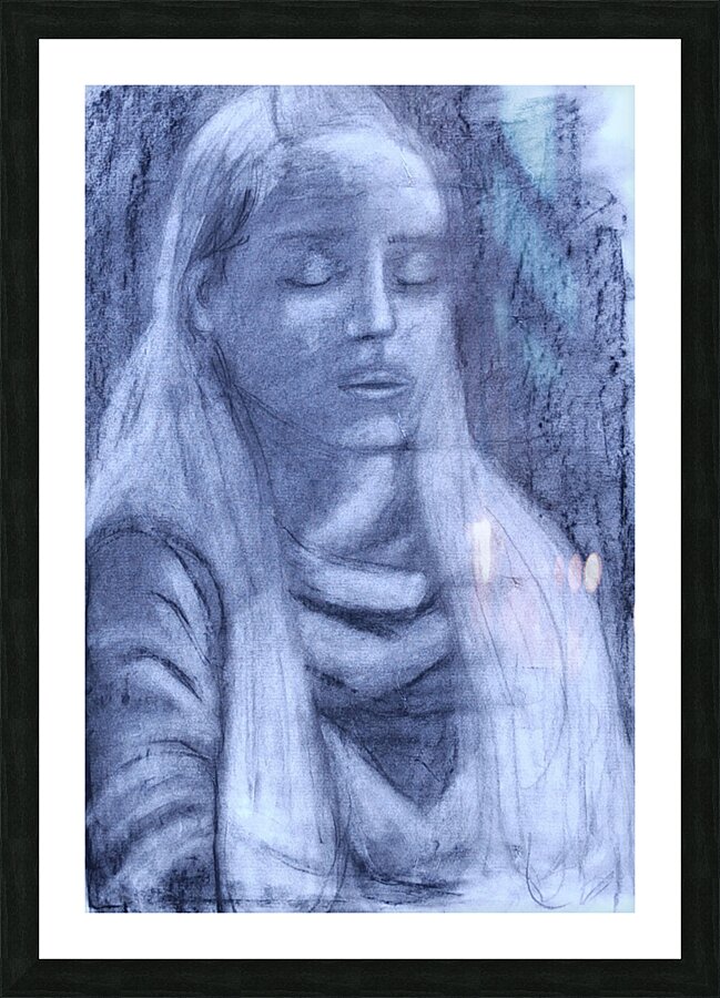 The Ghost Picture Frame print