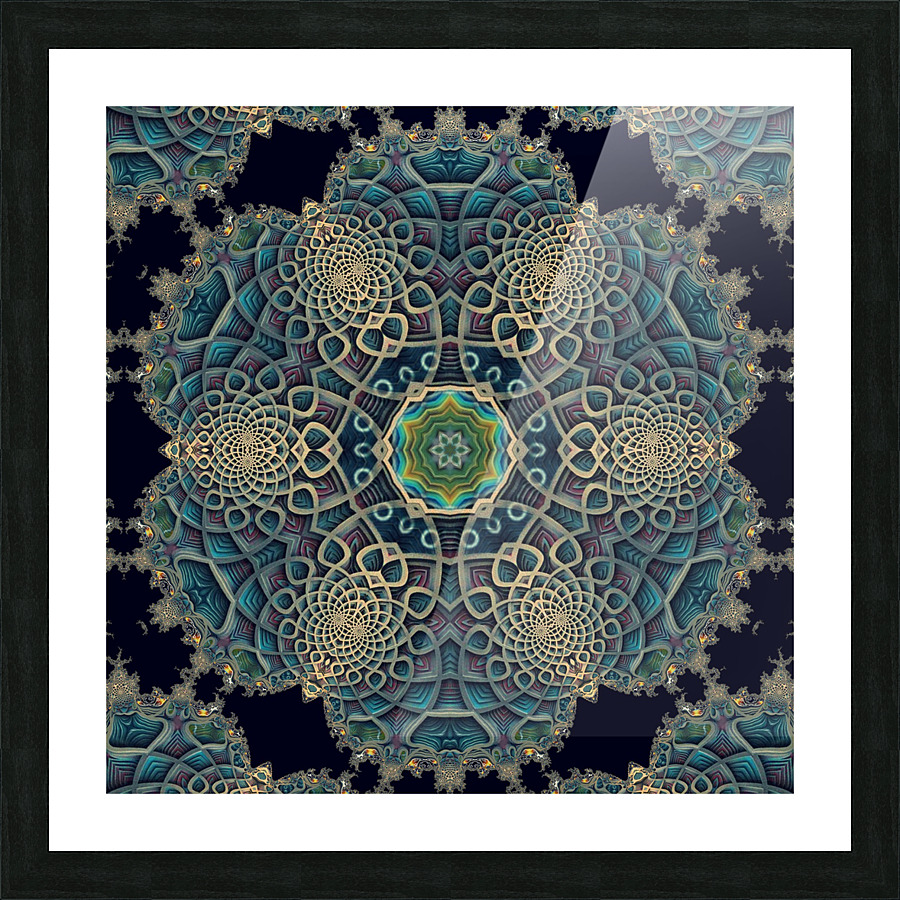 Burst v4 Picture Frame print
