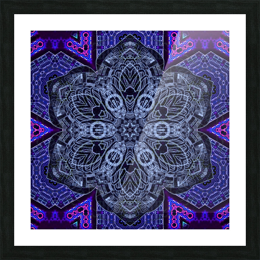 Flowering Helix Picture Frame print