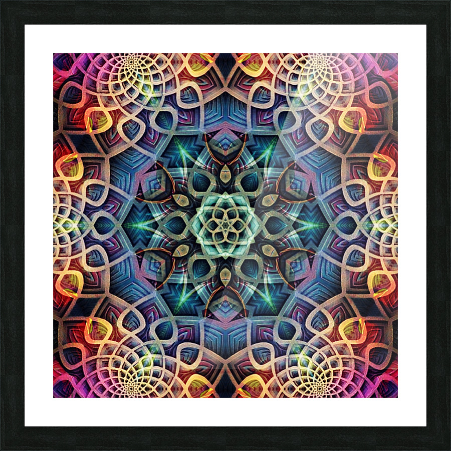 Flowering Pattern  Picture Frame print