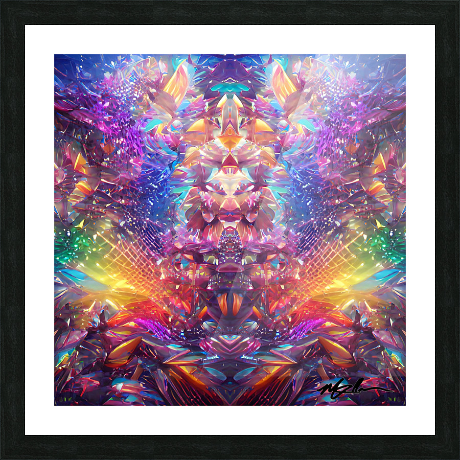 Lions Heart Picture Frame print