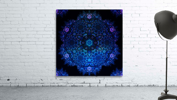 Blue Burst Wall Preview