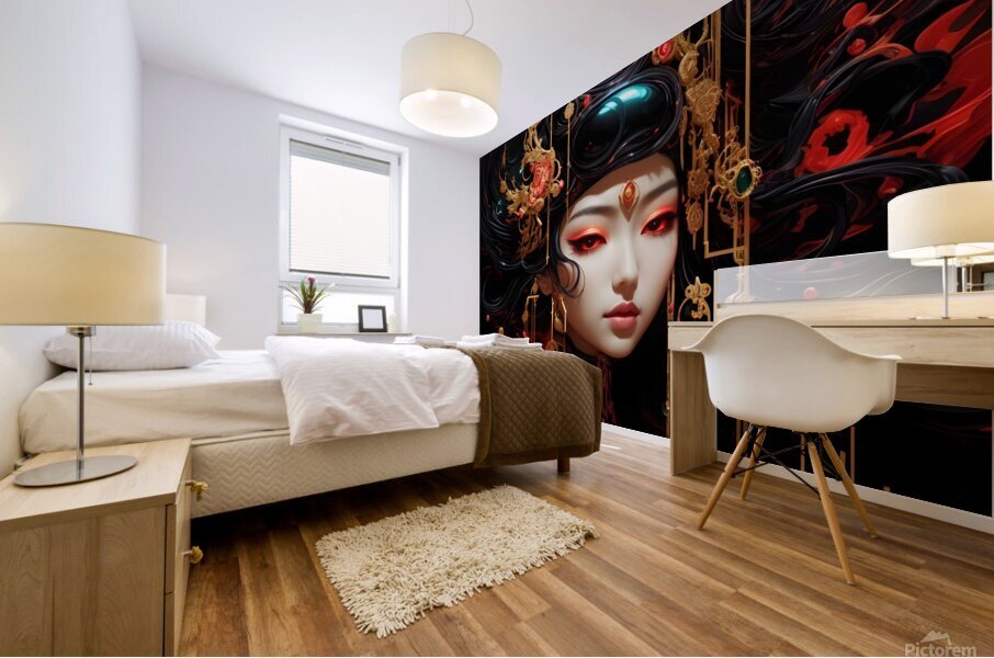 Starflower Mural print