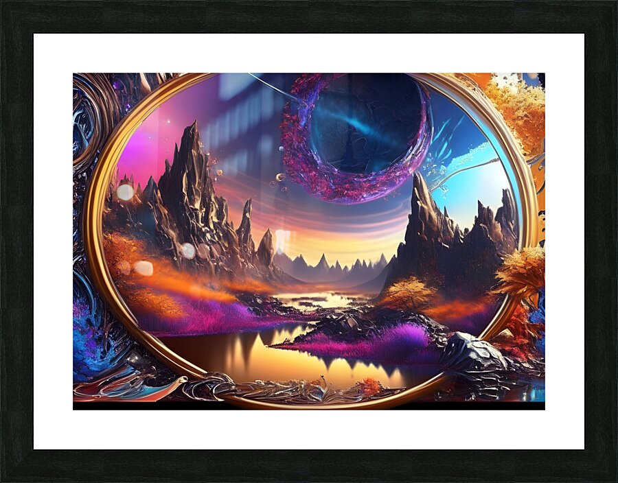 Cosmic Horizons  Picture Frame print