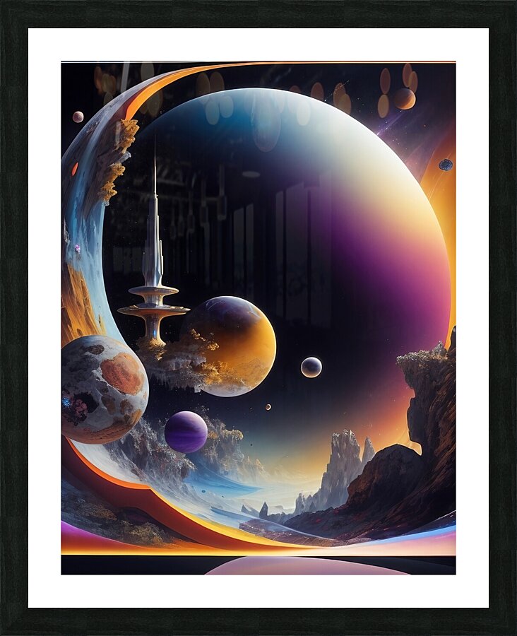 Galaxion3 Picture Frame print