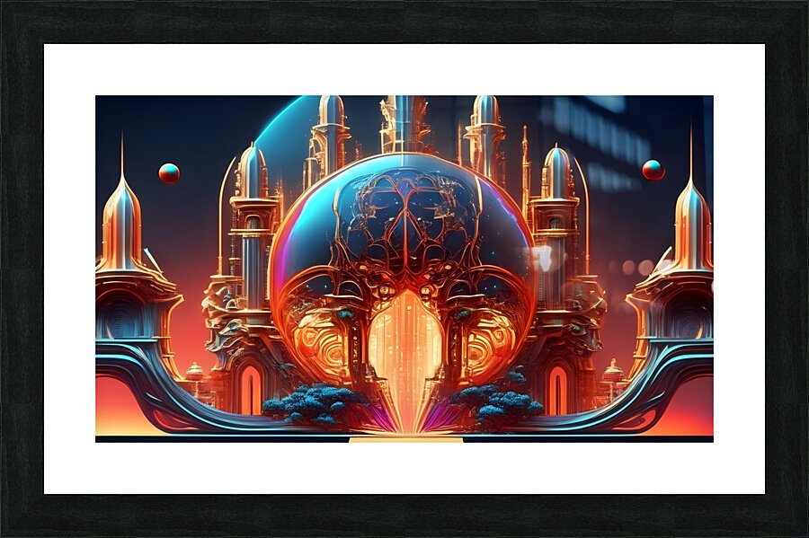 Etherial Sanctuary Picture Frame print