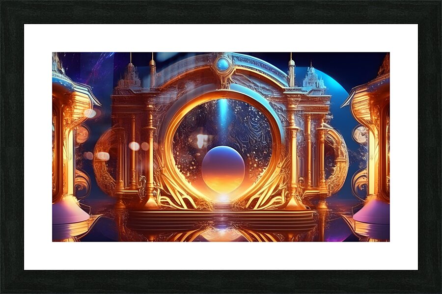 Celestial Portal Picture Frame print