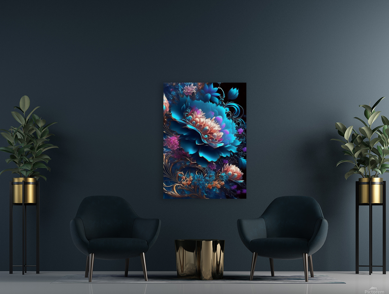 Space Flowers  Reproduction