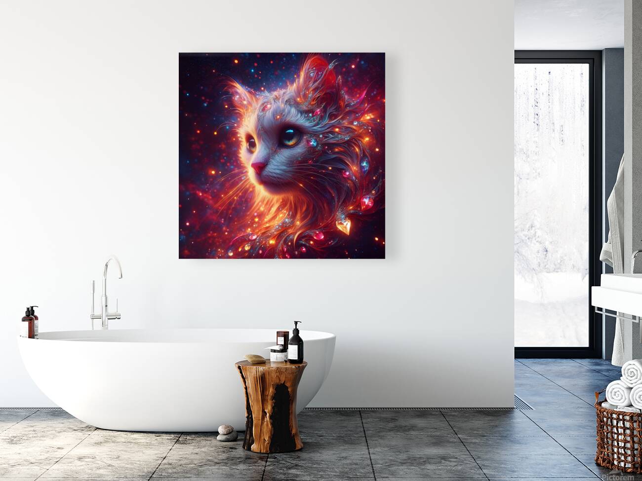 Diamond the Cat Reproduction