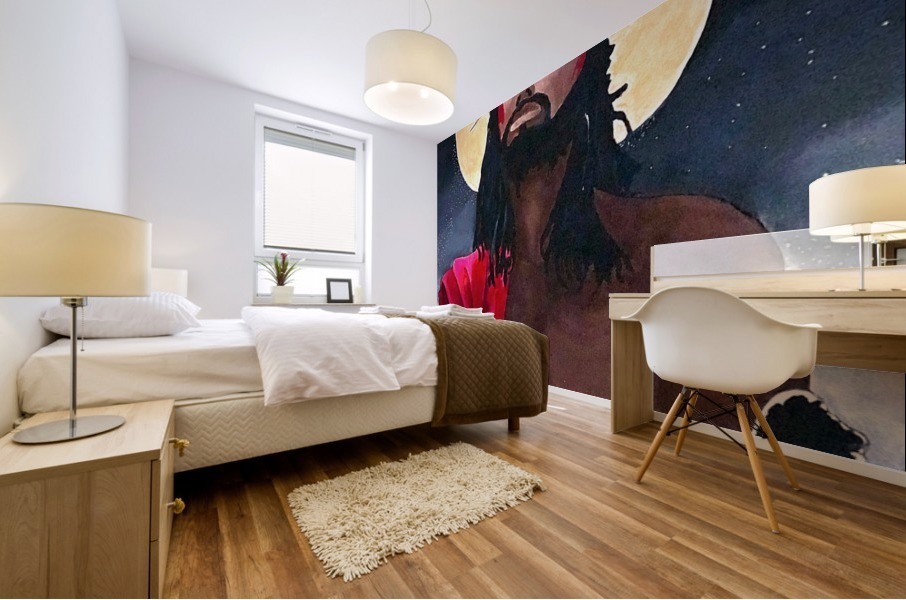 Black Jesus  Mural print